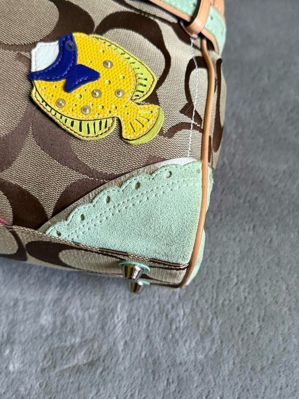 NWT Vintage Y2k Coach Limited Edition Hampton Signature Fish Shoulder Bag - Picture 6 of 8